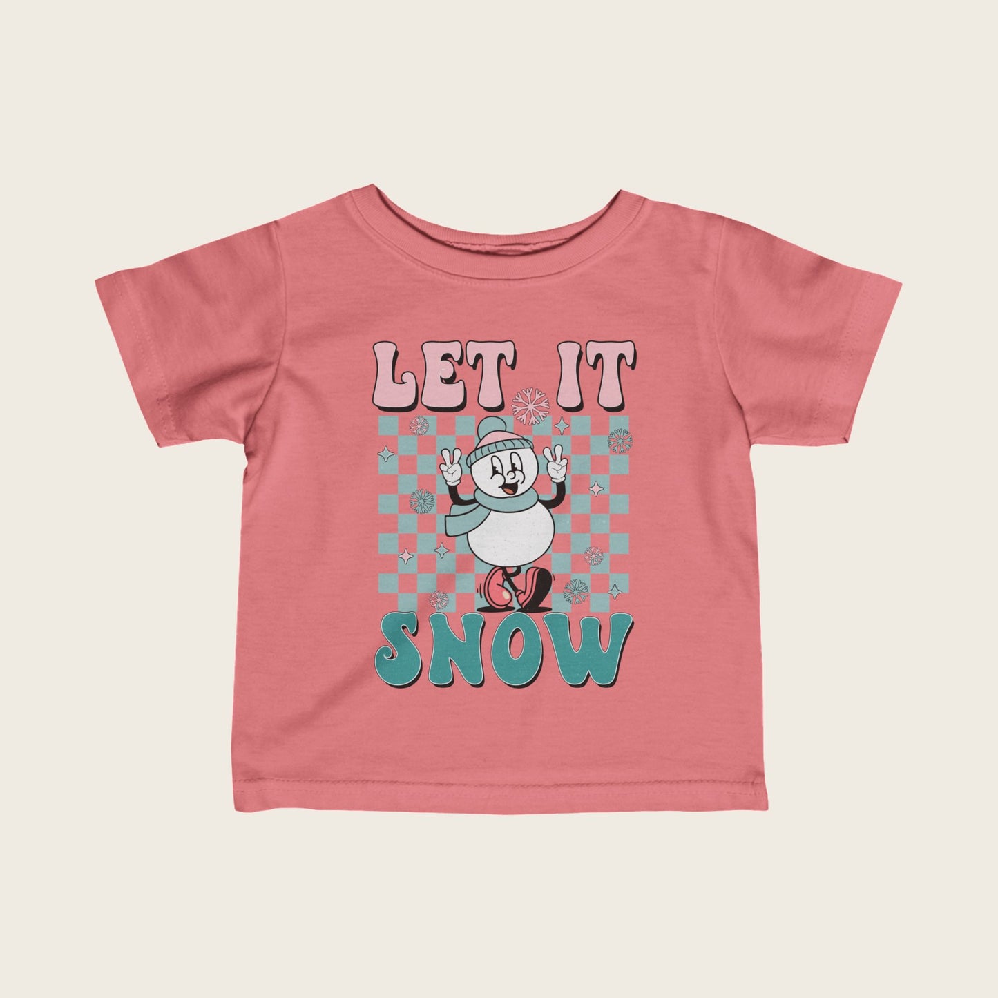 Infant Tee - Let it Snow Winter Design