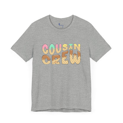 Copy of Donut Cousin Crew Family Matching Shirt Family Photo Shirt BabyAnnouncement Tee Gift for New Parents Birthday