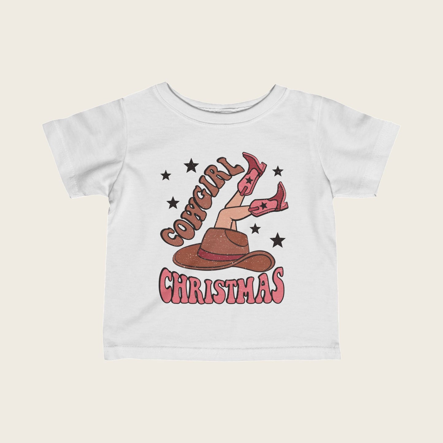 Christmas Infant Tee - Cowgirl Christmas