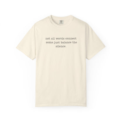 Not All Words Connect Comfort Colors® Soft Retro Tee | Resist Shirt, Anti Trump Shirt, Democrat Shirt, Democrat Gift Shirt