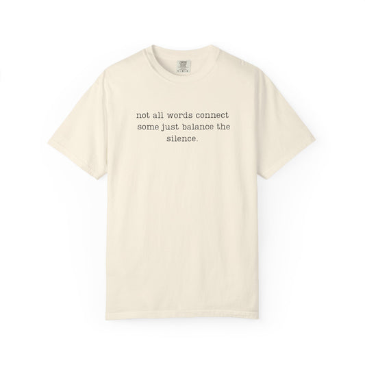 Not All Words Connect Comfort Colors® Soft Retro Tee | Resist Shirt, Anti Trump Shirt, Democrat Shirt, Democrat Gift Shirt