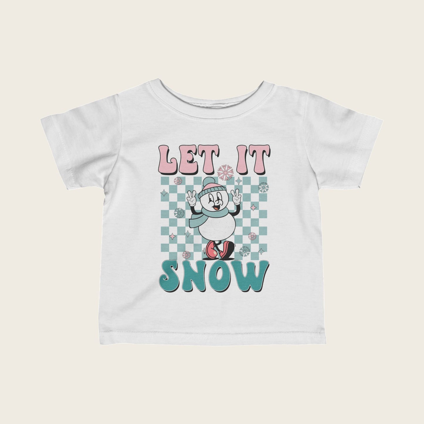 Infant Tee - Let it Snow Winter Design