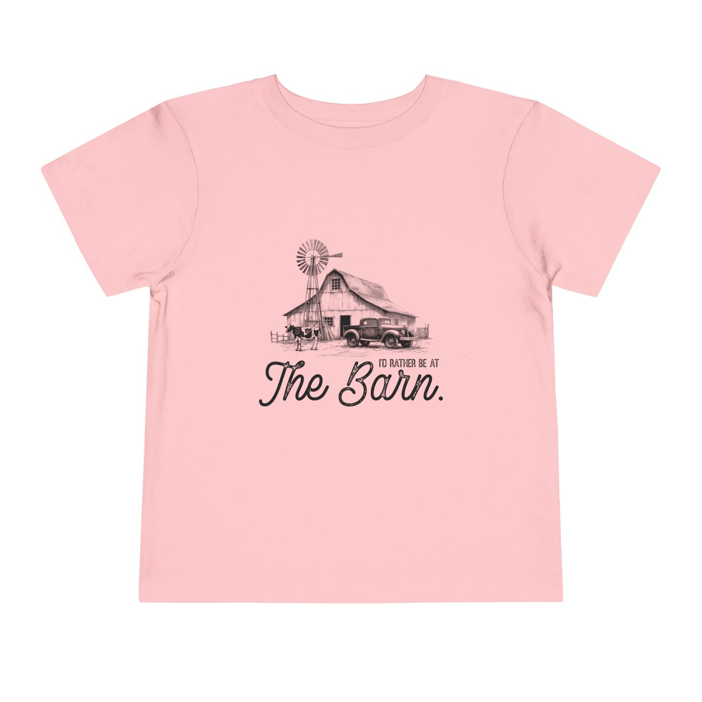 Farm Toddler Tee The Barn I'd Rather Be At