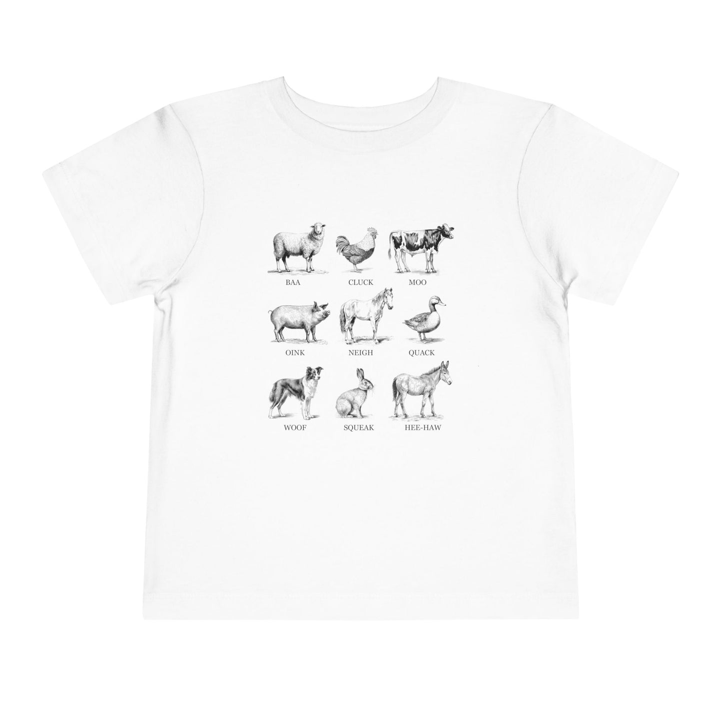 Farm Animals Toddler Tee