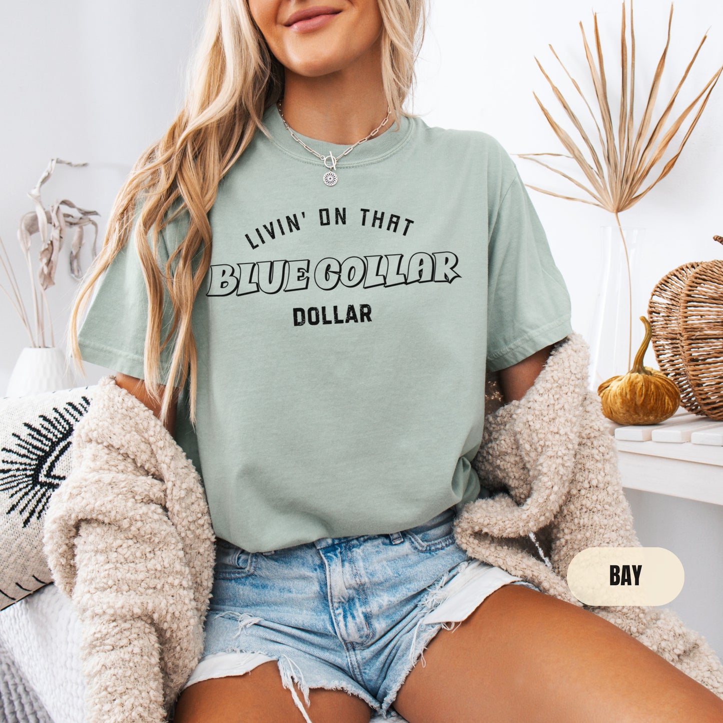 Comfort Colors® Blue Collar Dollar Shirt