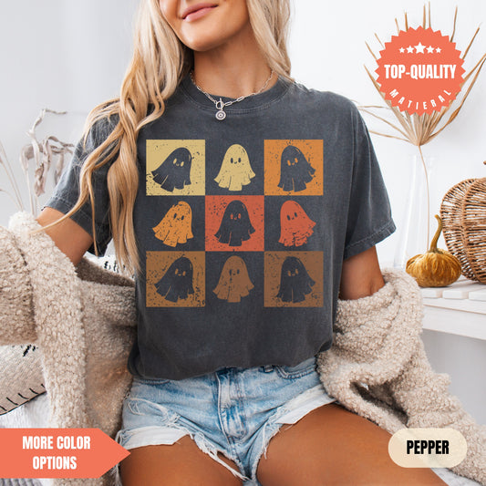 Comfort Colors® Checkered Halloween Shirt