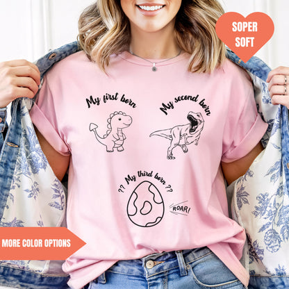 3rd Pregnancy Photo Shooting Shirt For Mama Black&White