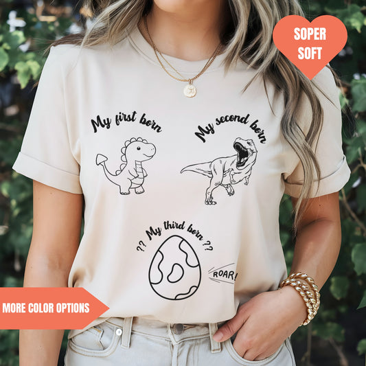 3rd Pregnancy Photo Shooting Shirt For Mama Black&White
