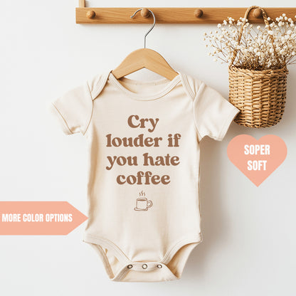 Funny Coffee Lover's Baby Bodysuit