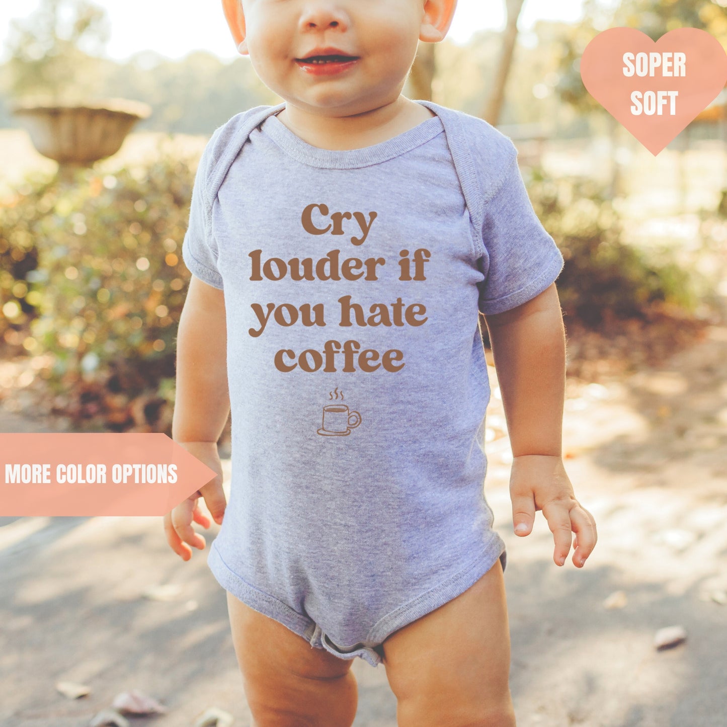 Funny Coffee Lover's Baby Bodysuit