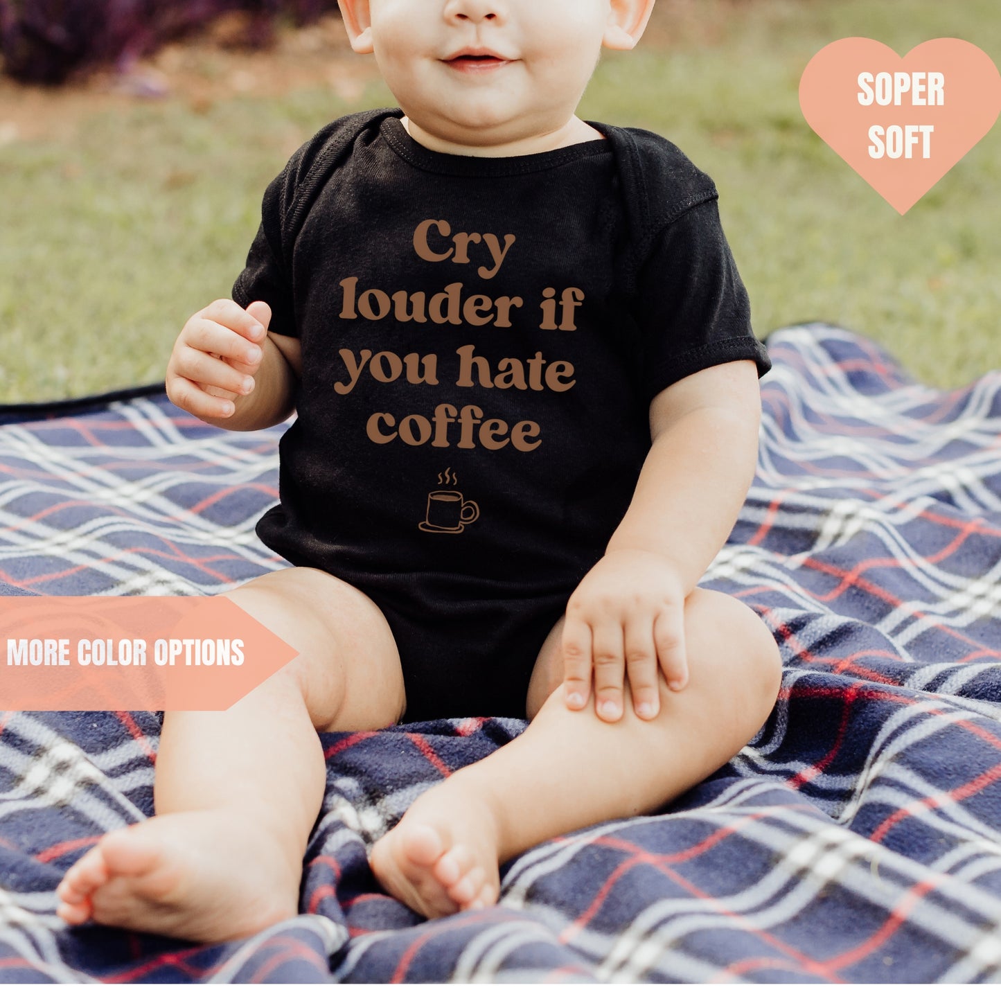 Funny Coffee Lover's Baby Bodysuit