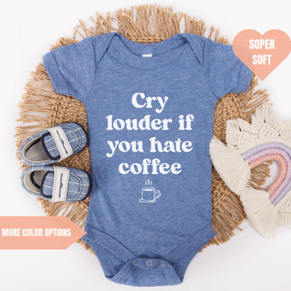 Funny Coffee Lover's Baby Bodysuit