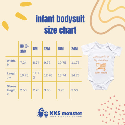 Got My Own Crib Gift Newborn Bodysuit XXSA02