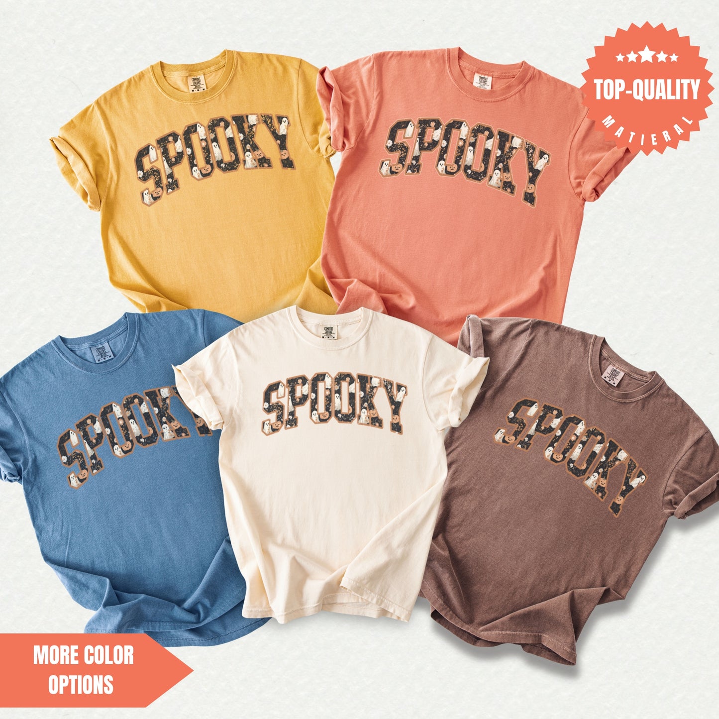 Halloween Spooky T-Shirt Comfort Colors