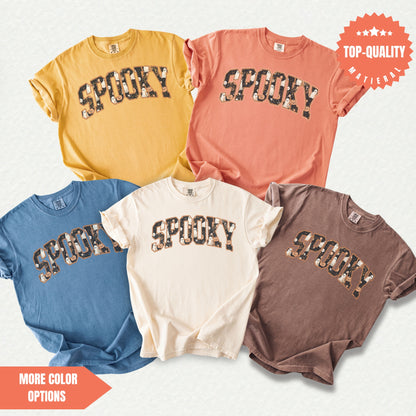 Halloween Spooky T-Shirt Comfort Colors