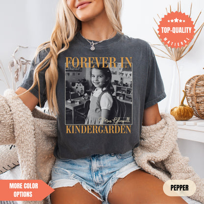 Personalised Photo Shirt Forever In Kindergarden