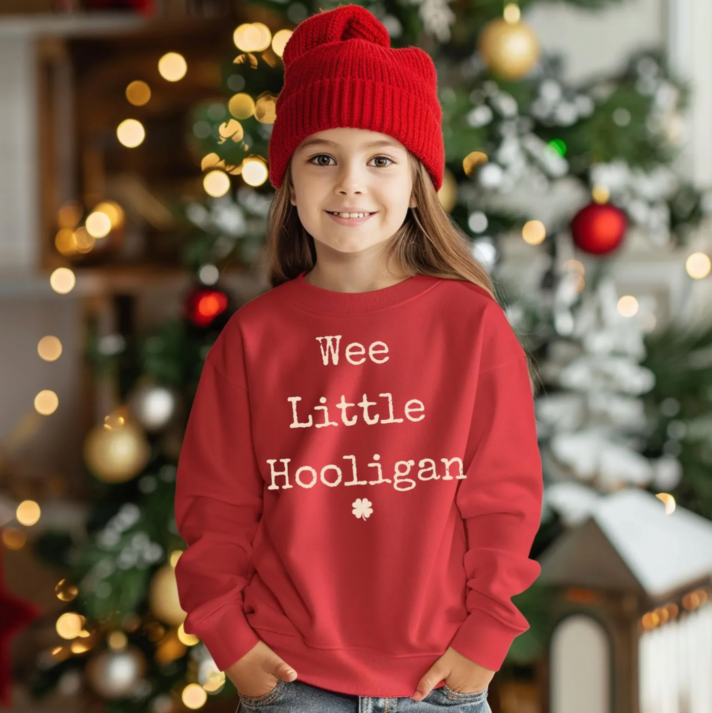 Toddler Sweatshirt with 'Wee Little Hooligan'