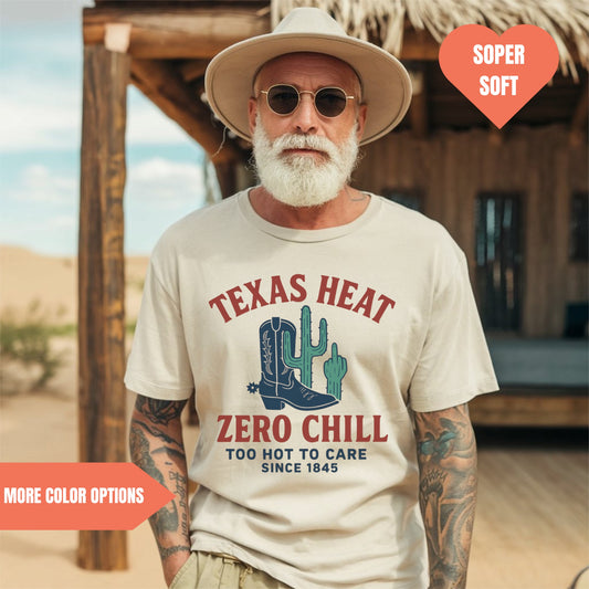 Texas Heat Zero Chill T-Shirt Comfort Colors