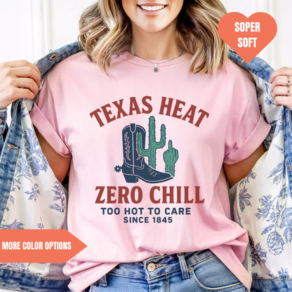 Texas Heat Zero Chill T-Shirt Comfort Colors
