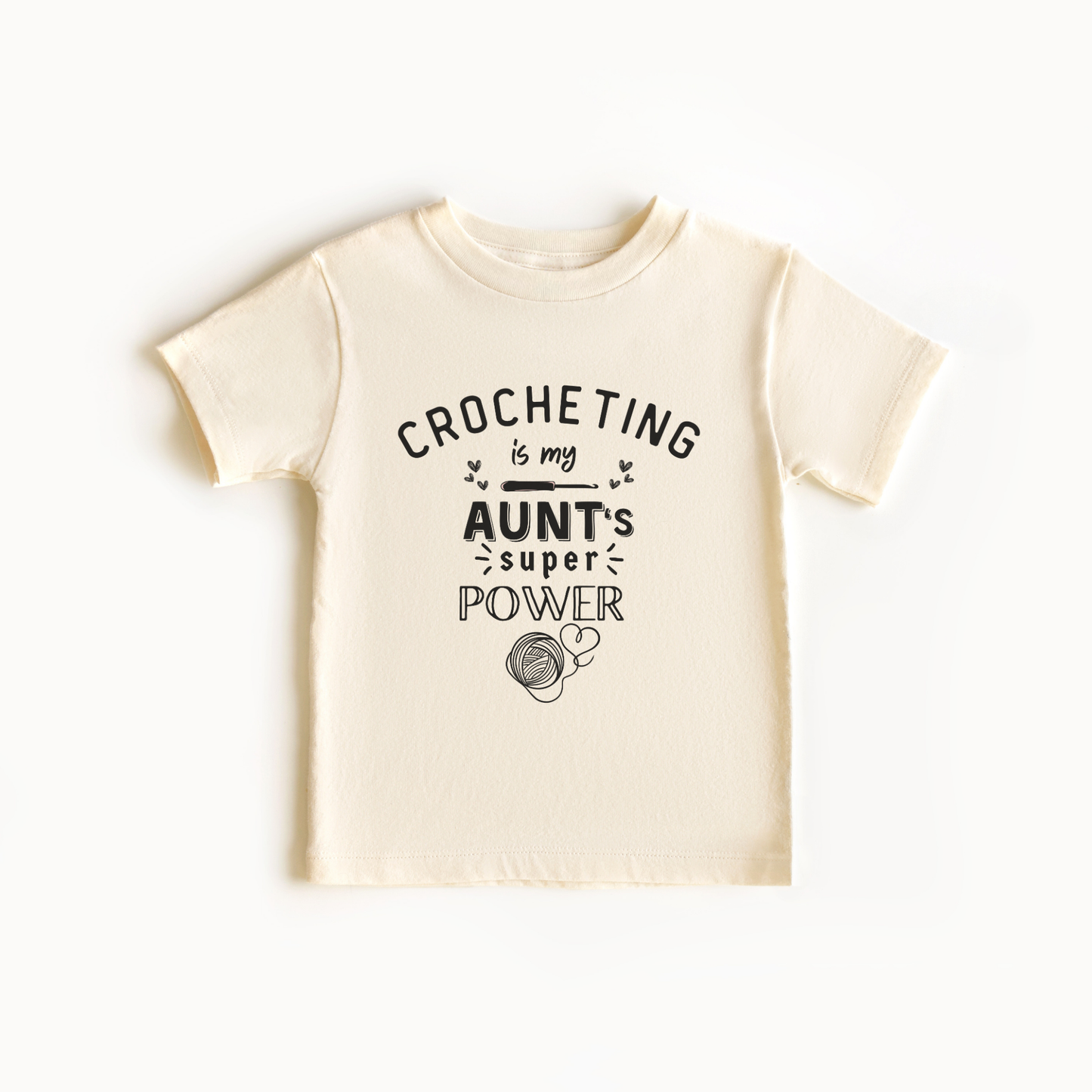 Infant Tee - Crocheting is My Aunt's Super Power XXS01