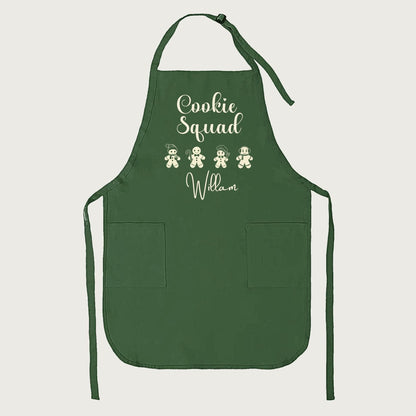 Personalized Name Family Baking Apron Cookie Squad