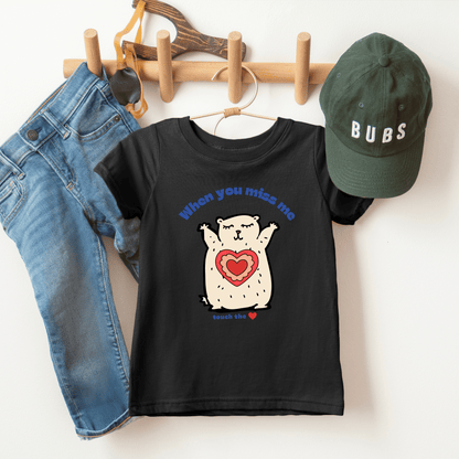 Hug Bear Heart Emotion Toddler Tee Feelings Shirt for 2-5-Year-Olds 02