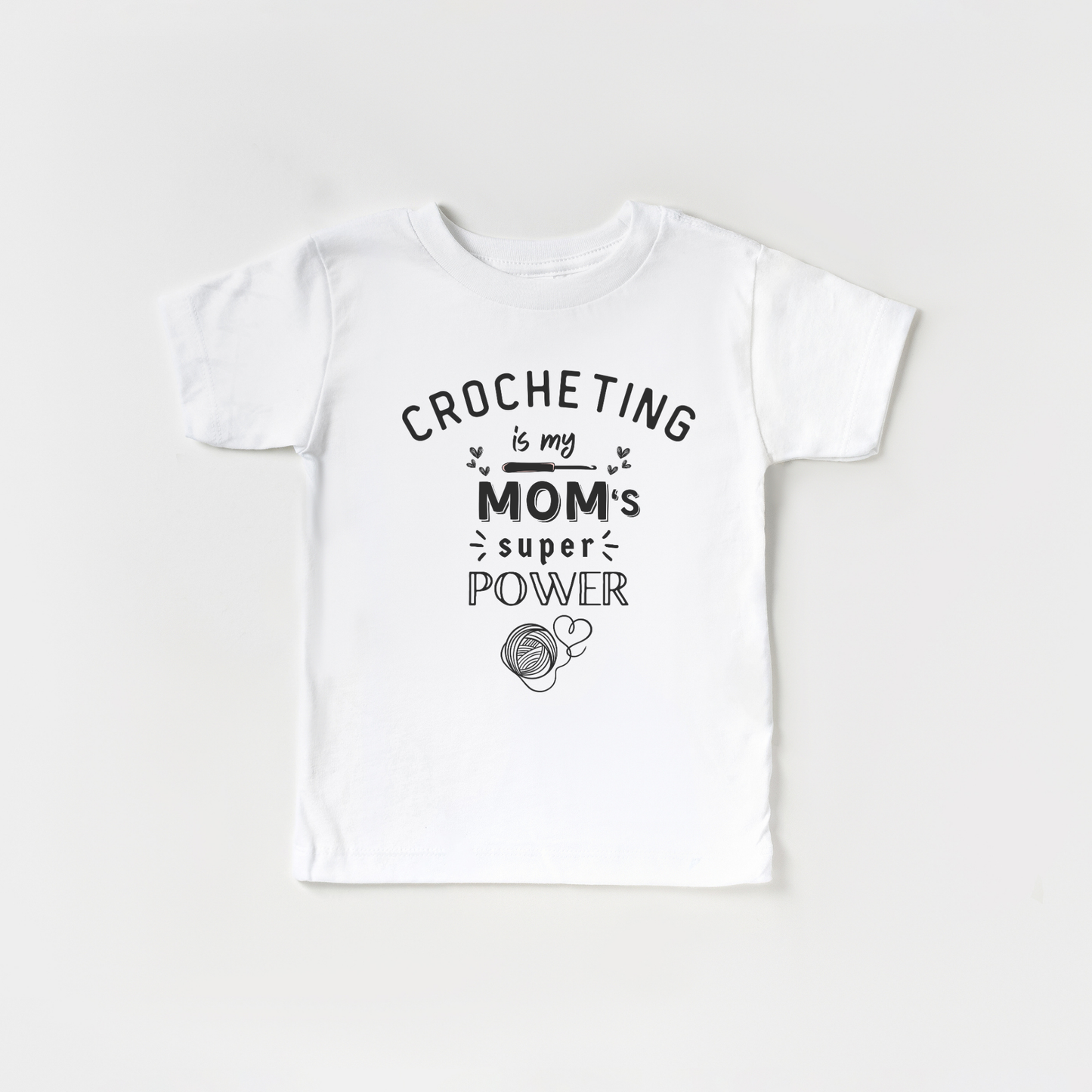 Infant Tee - Crocheting is My Mom's Super Power XXS01