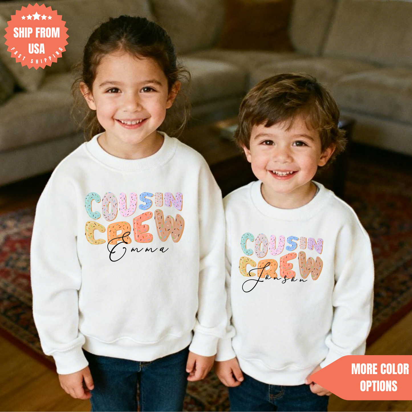 Toddler sweatshirt Cousin Crew