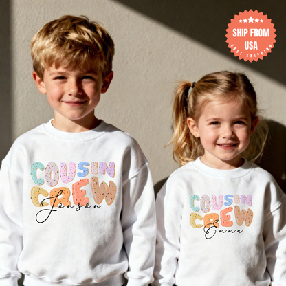 Toddler sweatshirt Cousin Crew
