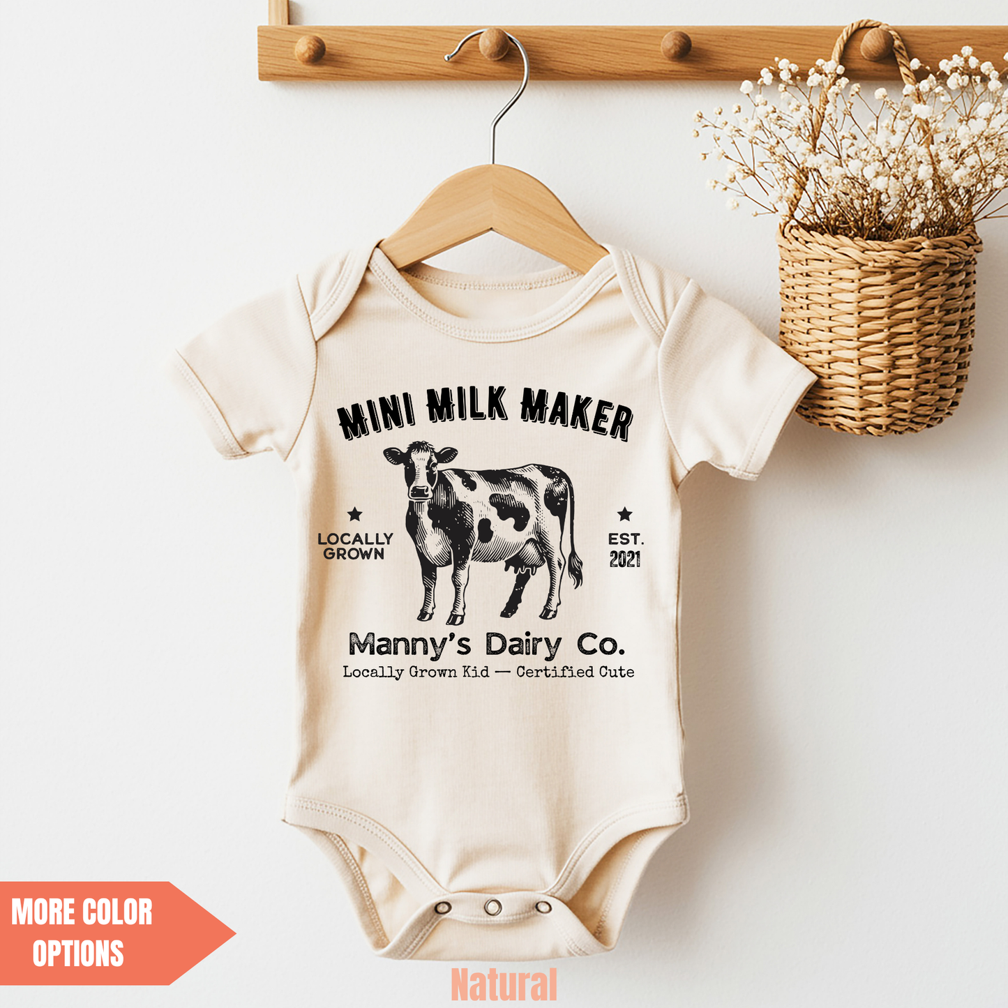 Custom Vintage Mini Milker Toddler Sweatshirt