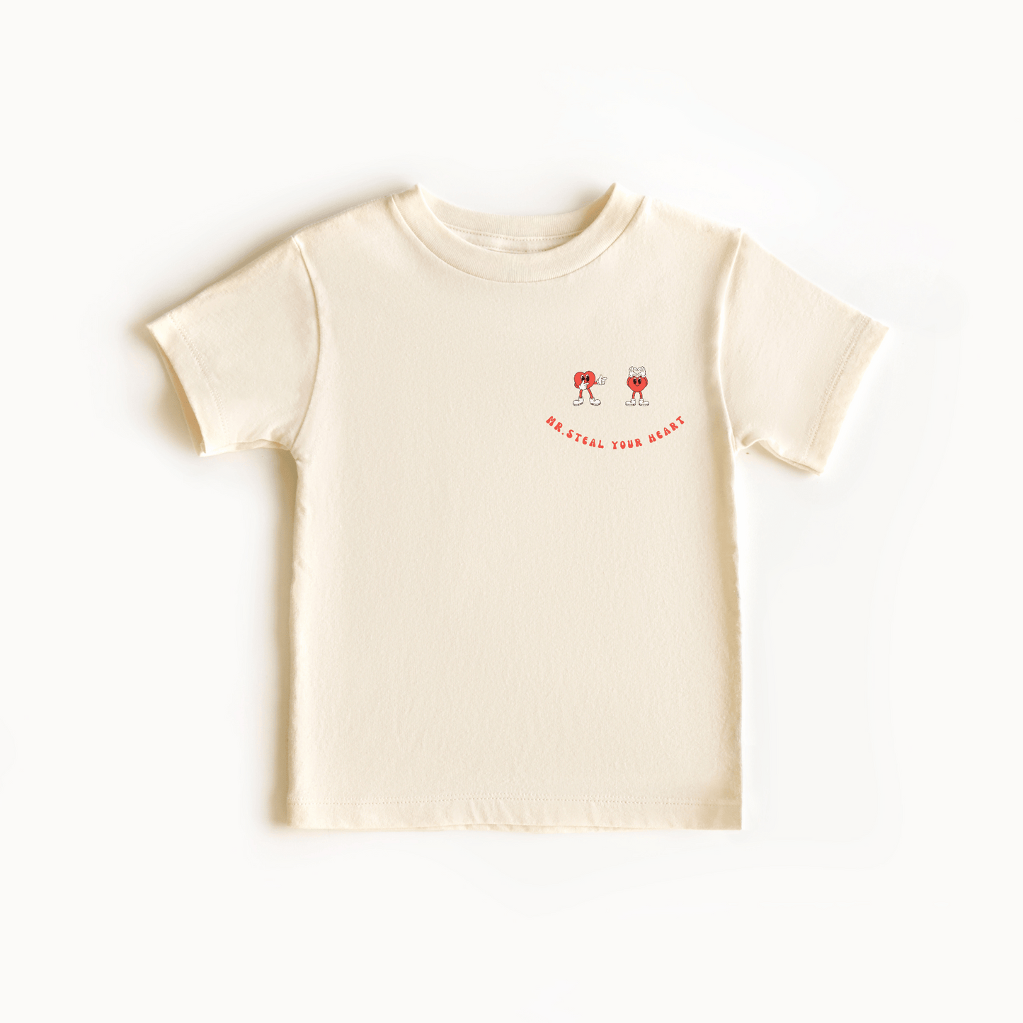 MR. Steal Your Heart Toddler Tee Feelings Shirt for 2-5-Year-Olds