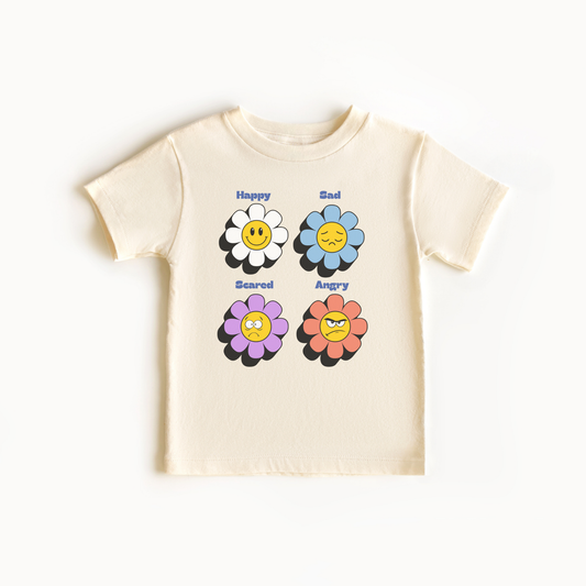 Emotion Toddler Tee Feelings Shirt for 2-4-Year-Olds